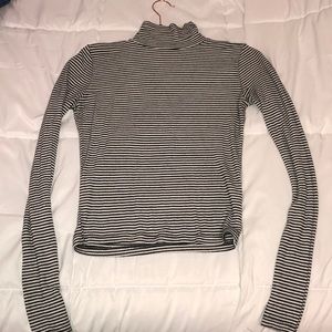 Brandy Melville striped turtle neck